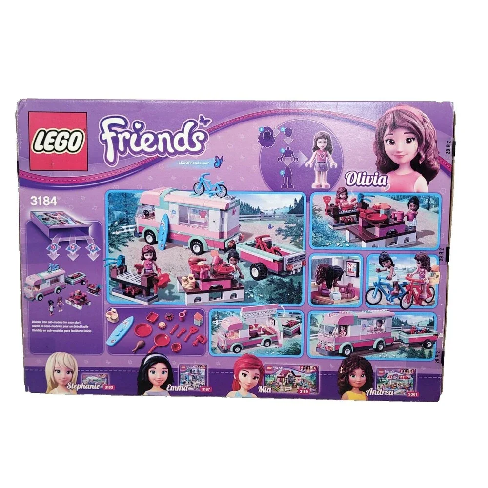 LEGO Friends Adventure Camper (3184) NEW! SEALED! 325 pieces - 2012 - Retired